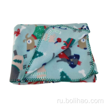 Высококачественное одеяло с двойной кистью полярное флисовое одеяло для детского флиса водонепроницаемого пикника одеяло